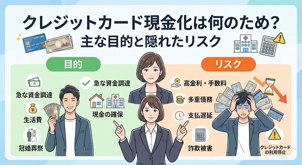 クレジットカード現金化は何のため？主な目的と隠れたリスク